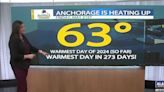 Anchorage sees warmest temperature in 273 days