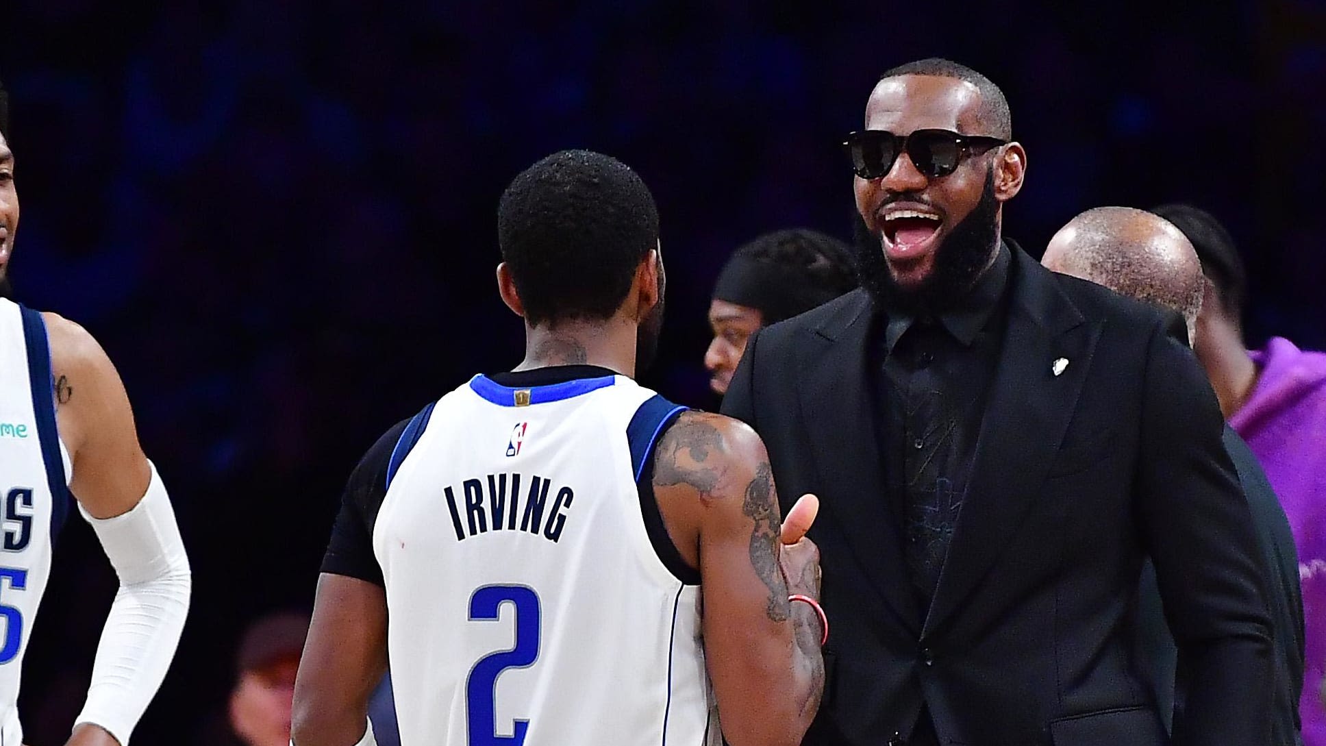 LeBron James' Post About Kyrie Irving Went Viral During Mavs-Clippers Game