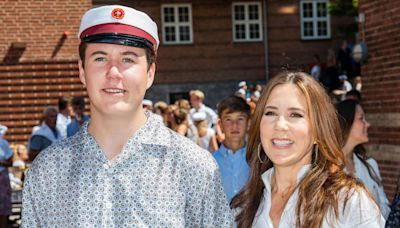Crown Prince Christian of Denmark Celebrates His High School Graduation