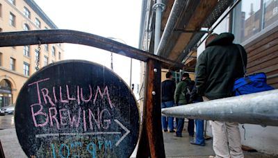 A truck for Trillium Brewing, which has a ‘Storrowed’ beer, reportedly Storrows in Boston