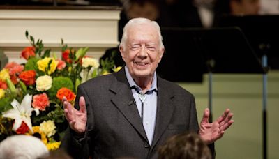 Jimmy Carter and his hometown of Plains celebrate the 39th president’s 100th birthday