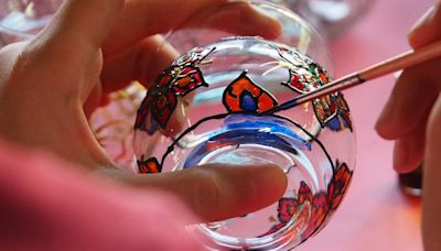 Looking for a new hobby? Why not try glass painting