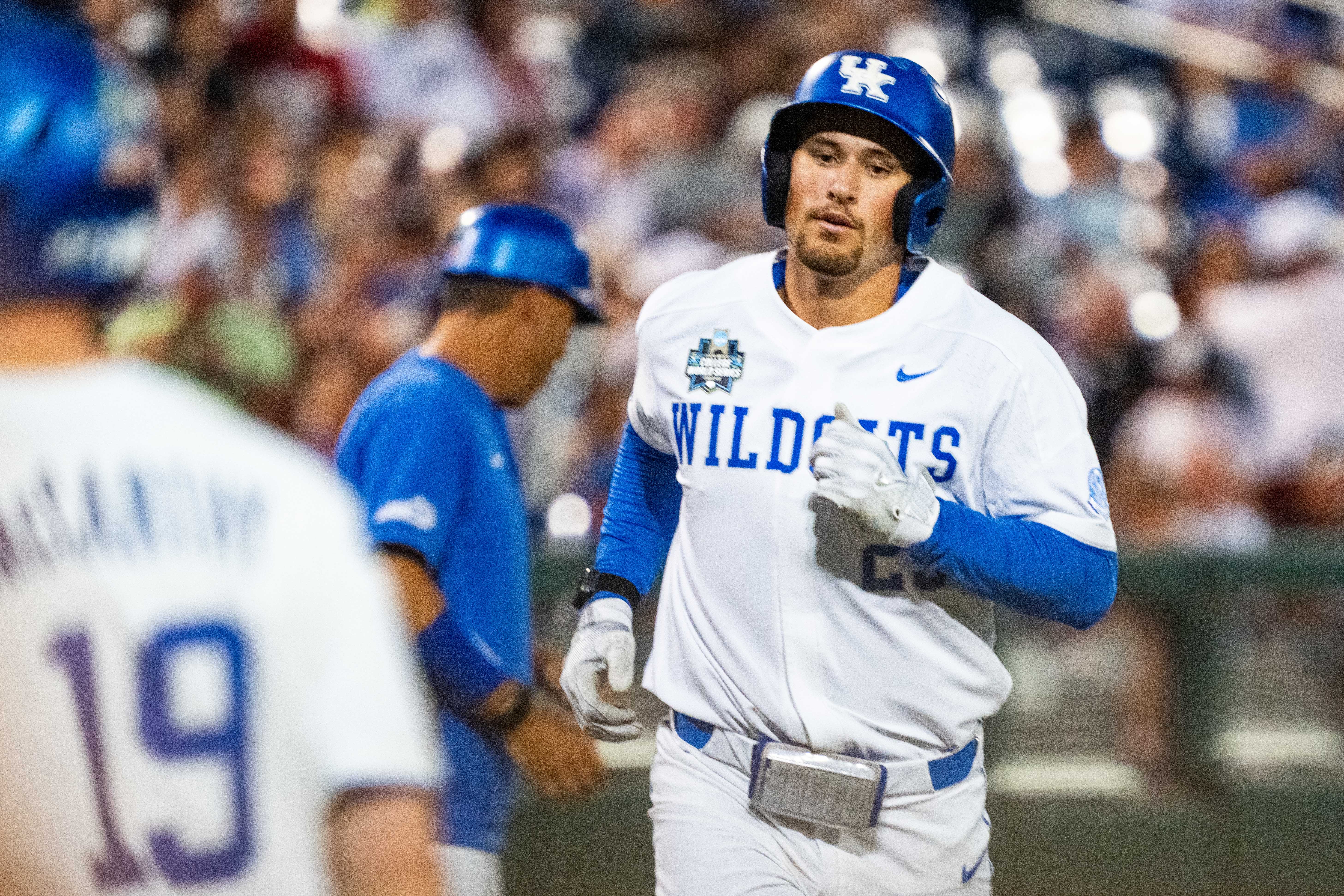 Kentucky baseball falls to Texas A&M in NCAA College World Series. UK vs Florida Tuesday