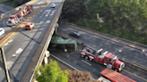 Part of Highway 52 in Winston-Salem shut down after crash under bridge