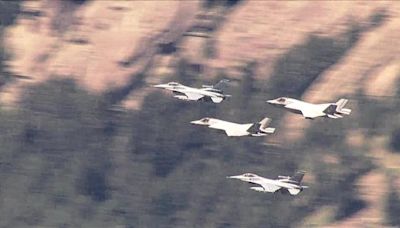 Colorado Air National Guard flew F-16C Vipers over these towns on Memorial Day