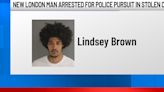 New London man arrested after engaging police pursuit with stolen vehicle
