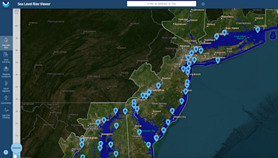 Which New Jersey towns will sink under water from sea level rise? Find out on this map