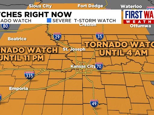 FIRST WARN WEATHER DAY: Severe Thunderstorm Warning issued for parts of Kansas City area