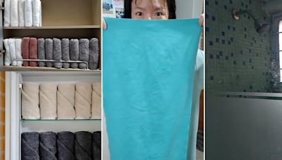 Coreana se sorprende por el tamaño de las toallas en México: “Es gigante”