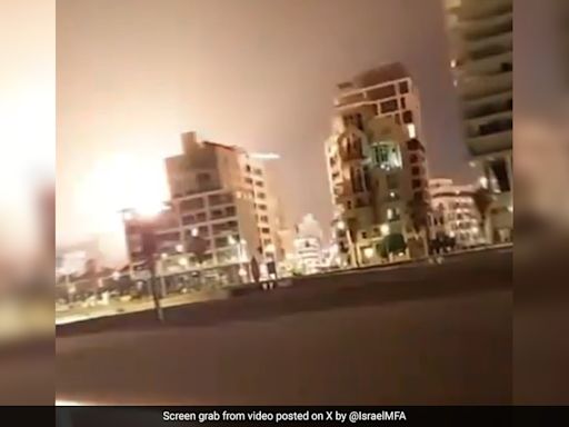 Watch: Drone Whizzes Across Skyline In Israel, Hits Building Near US Embassy