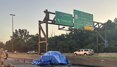 2 killed in hit-and-run, secondary crash on I-270 in Montgomery County