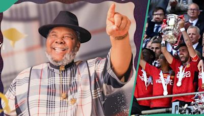 “They'II see ball & run, we'll play UEFA": Pete Edochie brags as Man United wins