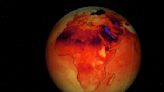 La NASA comparte el mapa de la Tierra con ola de calor