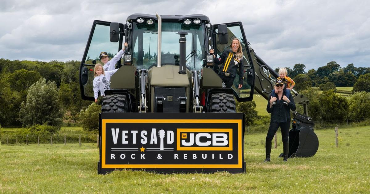JCB PARTNERS WITH ROCK LEGEND JOE WALSH AND VETSAID TO ROCK & REBUILD