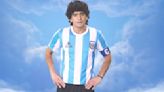 Diego Maradona, presente en el asado del equipo de F90: el curioso brasero y su cara prendida fuego