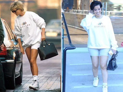 Cardi B Channels Princess Diana in One of the Royal's Iconic Athleisure Outfits — 'Shy Di' Hairstyle and All