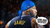 Lakers' LeBron James reacts to historic NBA Finals moment