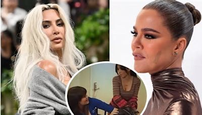 Khloé Kardashian desafió a su hermana Kim a recrear la pelea del bolso de “Keeping Up With The Kardashians”