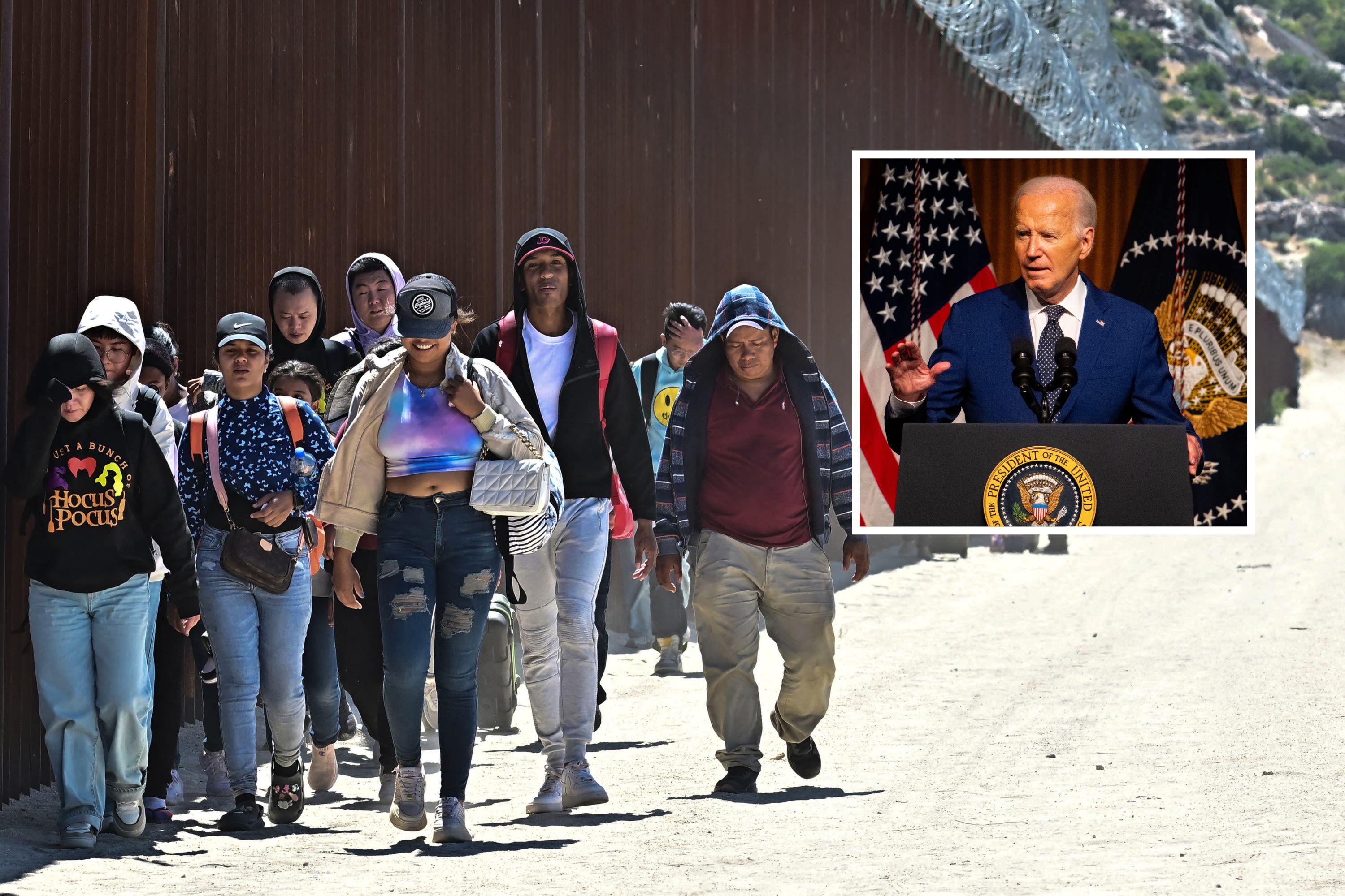 Officers tell migrants they 'don't care' while enforcing Biden's asylum ban