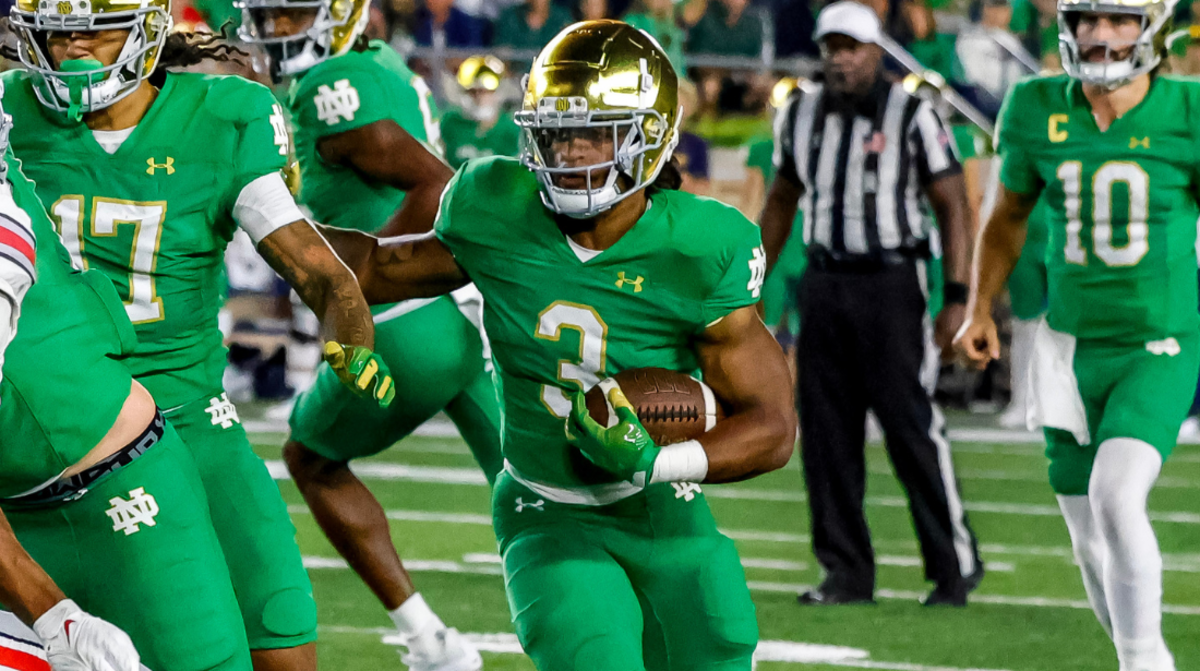 Notre Dame Running Back Gi'Bran Payne Has ACL Surgery, Will Miss 2024 Season