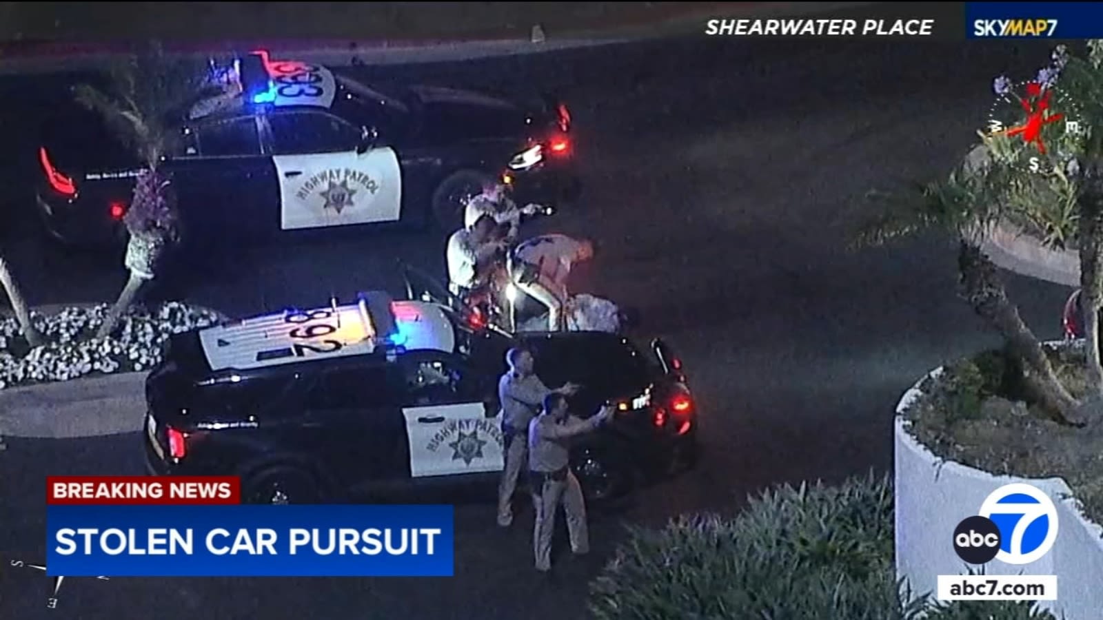 High-speed chase through Los Angeles, Orange counties ends at gated community