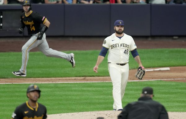 Pirates 12, Brewers 2: Loss turns ugly late