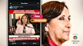 Dina Boluarte no anunció un nuevo proyecto de inversión que garantiza “2,500 soles” diarios: su discurso fue manipulado