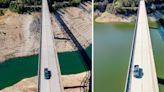 Dramatic photos show how storms filled California reservoirs