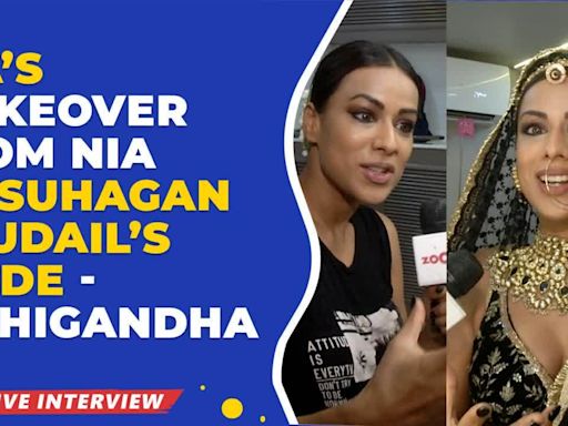 Nia Sharma shares her unique bridal transformation for Suhagan Chudail, along with her makeover story & diet