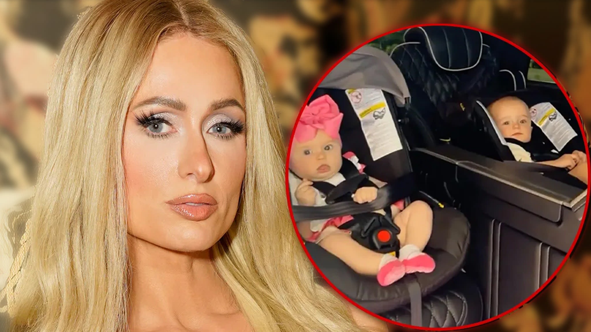 Paris Hilton's Baby Car Seat Setup Catches Flak Over Safety Concerns