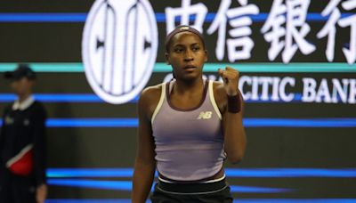 Gauff rallies in 3 sets to reach China Open semis