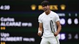 Alcaraz holds off Humbert in 4 sets to reach Wimbledon quarterfinals | CBC Sports