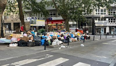 A Coruña, en emergencia sanitaria por la huelga de basuras