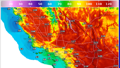 Map shows California cities break heat records amid soaring temperatures