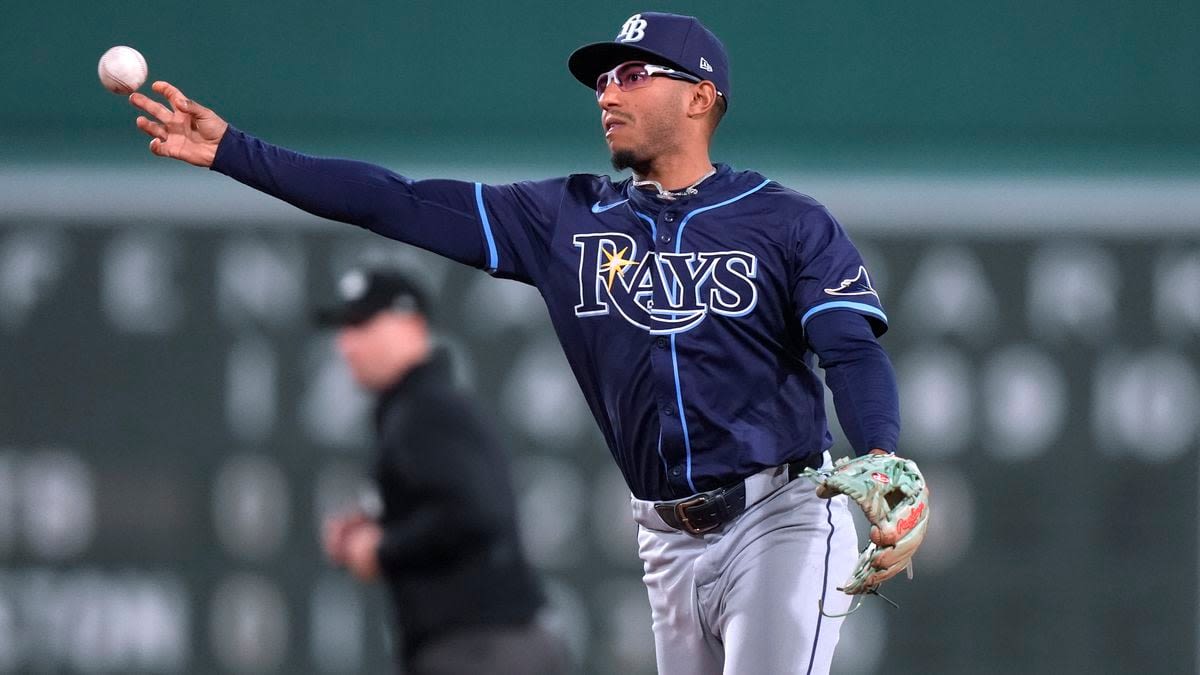 Why the Rays turned to Richie Palacios at shortstop in a pinch Sunday