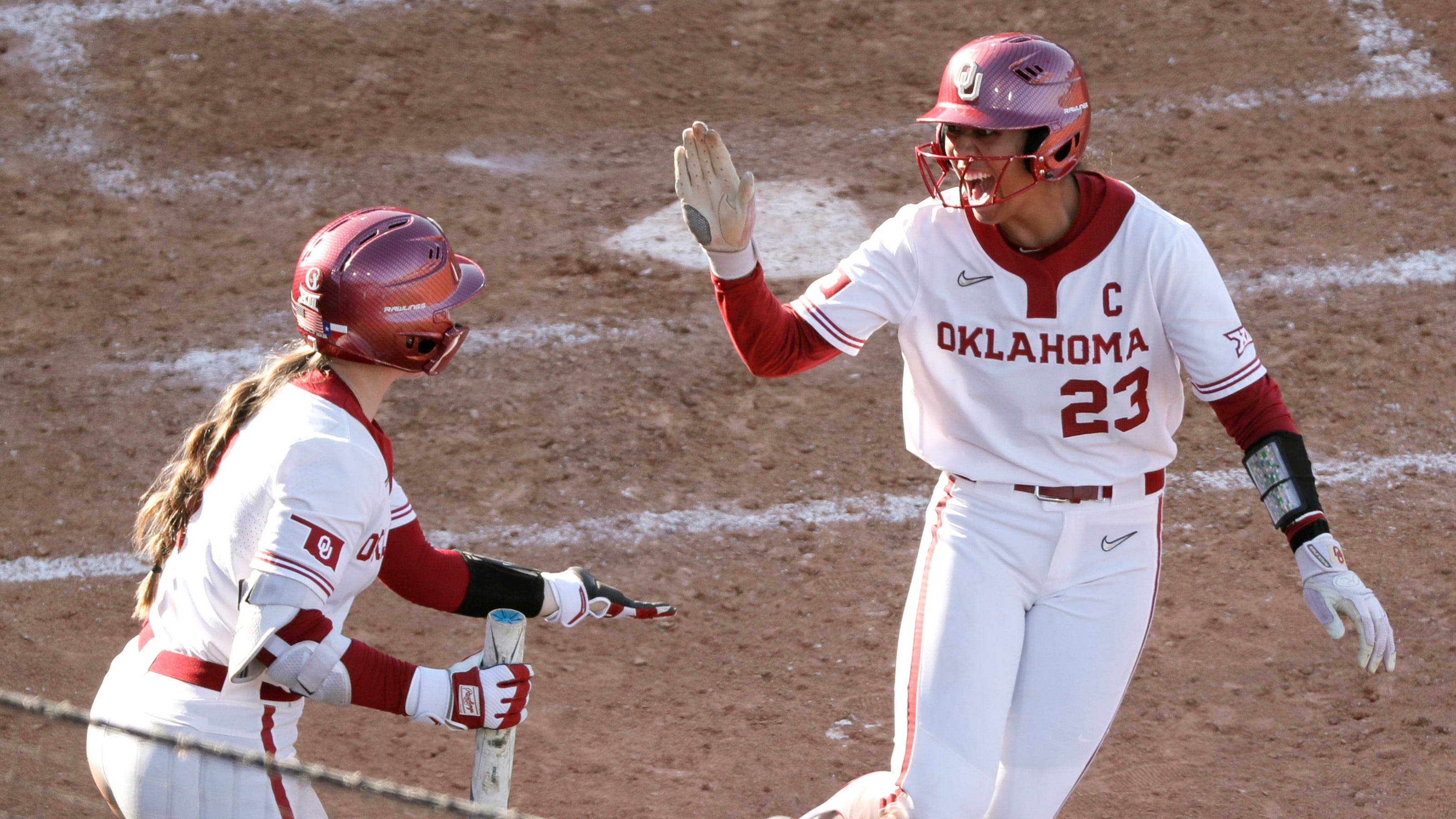 Oklahoma softball live score updates vs Texas in Big 12 Tournament championship game