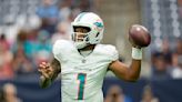 Tagovailoa leads TD drive in preseason debut to help Dolphins over Texans 28-3