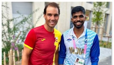 'With The Best': Satwik Meets Tennis Legend Nadal in Paris; PIC Goes VIRAL