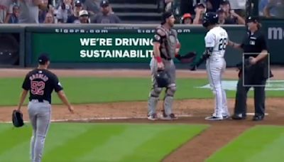 Guardians Announcer Roasted Javier Baez for Thinking Hit-By-Pitch Was Intentional