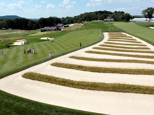 An early look at the 2025 men's major championship golf venues