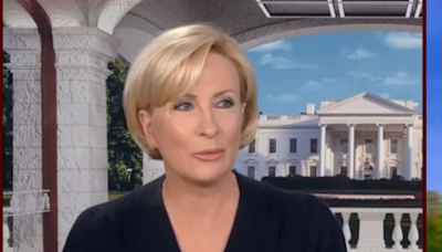 ‘Wow,wow,wow!’ MSNBC Mika’s jaw drops as she runs clips of dueling Trump and Biden events