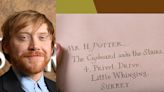 Rupert Grint remembers getting a little 'shady' to steal a prop from 'Harry Potter' set