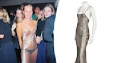 Kate Moss’ controversial see-through dress draws jeers as replica is auctioned: ‘This is awful’