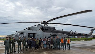 Assam: IAF Rescues 13 Stranded Fishermen In Dibrugarh As Flood Situation Worsens