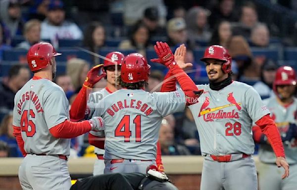 Cardinals start off road trip with 4-2 win over Mets