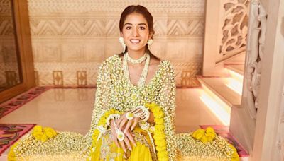 Radhika Merchant’s ‘phool’ jewellery for haldi ceremony took six hours and five people to design, reveals artist