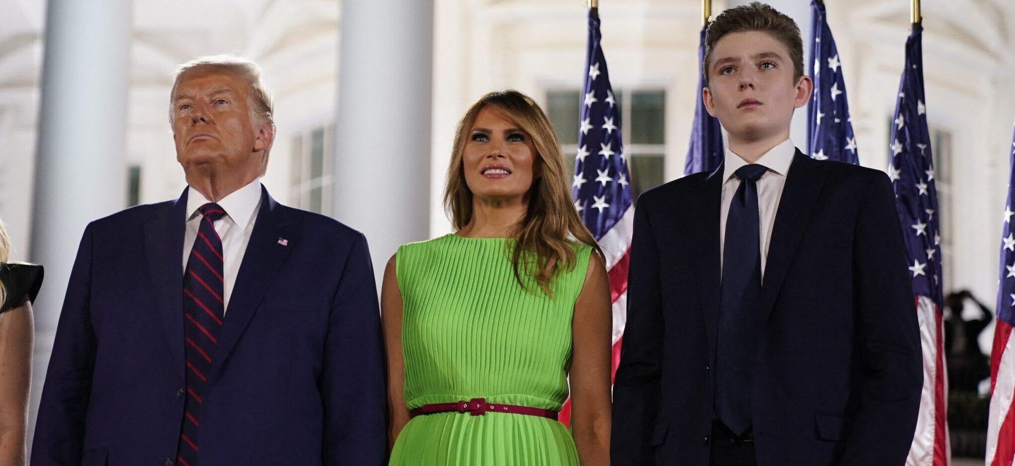 Melania Trump Remains 'Primary Decision Maker' On Barron's Future Even After High School