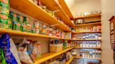 Woman Gives Her Basic Pantry a Makeover With Simple Tiled Backsplash and IKEA Shelves