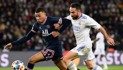 Kylian Mbappe made Dani Carvajal 'suffer' as Real Madrid defender welcomes French superstar to Santiago Bernabeu ahead of potential debut in ...