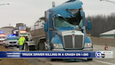 Loose set of tires flies through window of semi, killing truck driver, Ohio police say